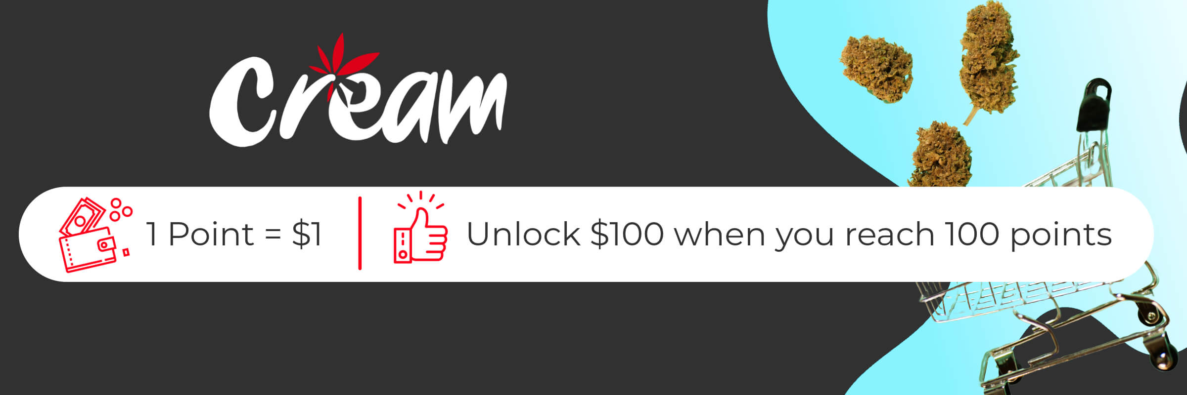 Customer joining the CREAM cannabis dispensary rewards program in Jersey City